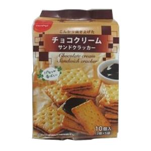 NSIN チョコクリームサンドクラッカー 10枚入り（2枚入り×5袋）×1袋