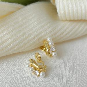 イヤリング 痛くない ノンホール ピアス見え ...の詳細画像1