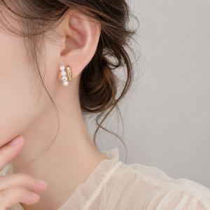 イヤリング 痛くない ノンホール ピアス見え ...の詳細画像5