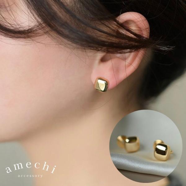 イヤリング 痛くない 40代 50代 ノンホールピアス ピアス見え ゴールド クリップ シリコンカバ...