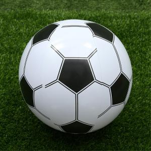 サッカーボール　約38cm　空気で膨らむ　スポーツ　レクリエーション｜amecos