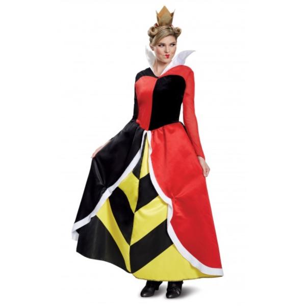 ハートの女王　ふしぎの国のアリス　衣装、コスチューム　大人女性用　赤の女王　ディズニー　Deluxe...