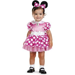 ミニーマウス　ピンク　衣装、コスチューム　ベビー用　ディズニー　Pink Minnie Mouse　コスプレ｜amecos