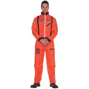 宇宙飛行士　オレンジ　コスチューム、コスプレ衣装　大人男性用｜amecos