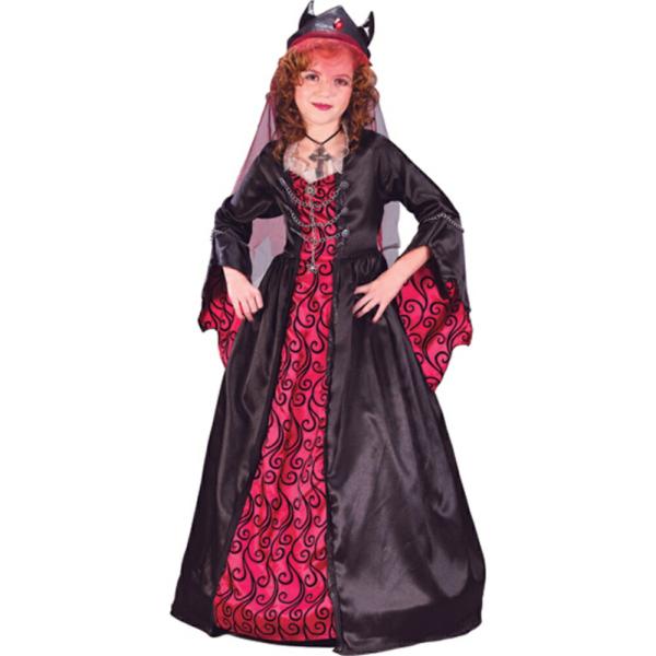 魔王　コスチューム、コスプレ衣装　子供女性用　BRIDE OF SATAN