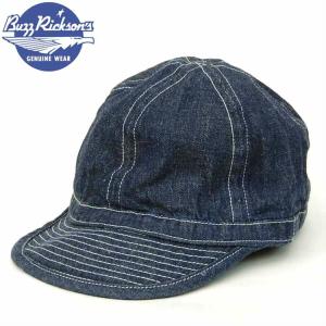 バズリクソンズ アーミー デニム キャップ「SOLID」BR02308 BUZZ RICKSON’S ARMY DENIM CAP