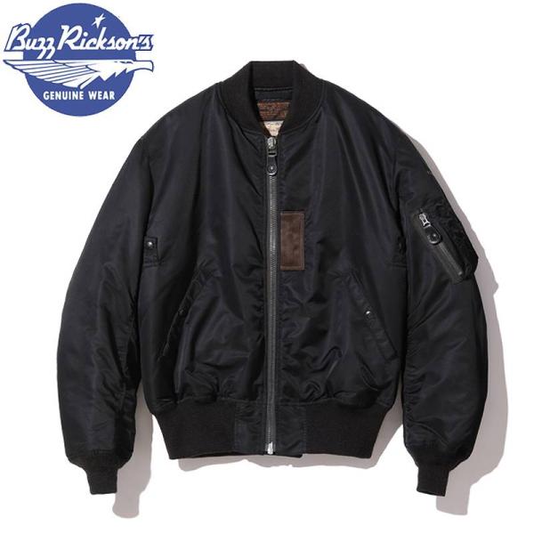 バズリクソンズ ウィリアム・ギブスン Type ブラック MA-1 “ALBERT TURNER &amp;...