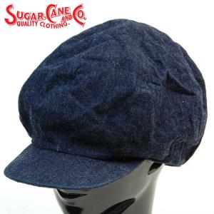 Sugar Caneシュガーケーン　DENIM CASQUETTEデニムキャスケット「SC02410」｜amekajishop-klax-on