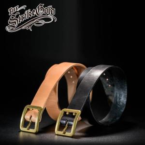 ストライクゴールド イタリアン ベンズ レザー ベルト プレーン / SGA0901 / The Strike Gold Italian Bends Leather Belt Plain｜amekajishop-klax-on