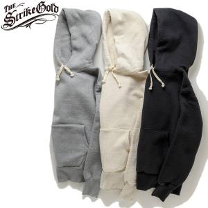 ストライクゴールド 吊り編み プルオーバー スウェット パーカー プレーン SGC012 The Strike Gold LoopWheel Pullover Sweat Parka｜amekajishop-klax-on