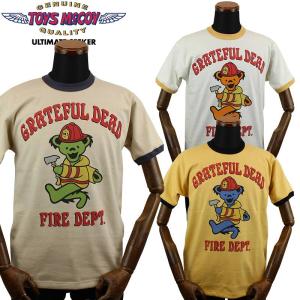 トイズマッコイ グレイトフル・デッド Tシャツ 「" FIRE DEPT. BEAR "」 TMC2317 / TOYS McCOY GRATEFUL DEAD TEE " FIRE DEPT. BEAR "｜amekajishop-klax-on