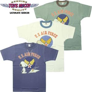 トイズ マッコイ スヌーピー Tシャツ U.S.AIR FORCE " WING & STAR " TMC2424 / TOYS McCOY SNOOPY TEE U.S.AIR FORCE " WING & STAR "｜amekajishop-klax-on