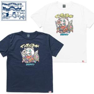 ステュディオ・ダ・ルチザン STUDIO D'ARTISAN インディゴッドスペシャルTシャツ【WAR-002B】｜amekajishop-klax-on