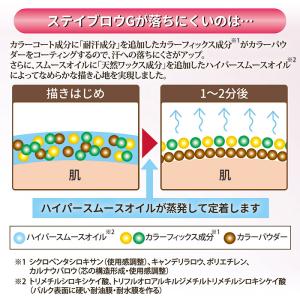 パピリオ ステイブロウG 本体1本 アイブロウ...の詳細画像5