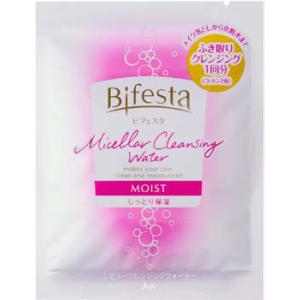 ビフェスタ ミセラークレンジングウォーター モイストコットン1包（2枚入）×8  クレンジングシート...