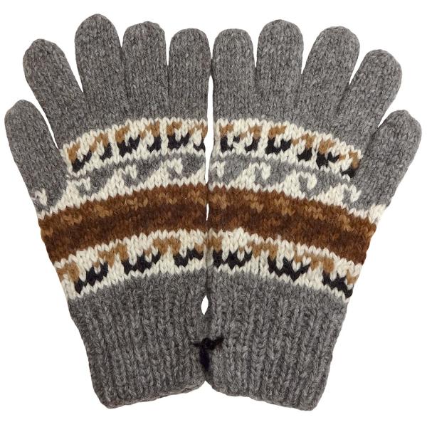 ARTESANIA STRIPE ETHNIC KNIT GLOVE(エスニックニット手袋ボーダー柄...