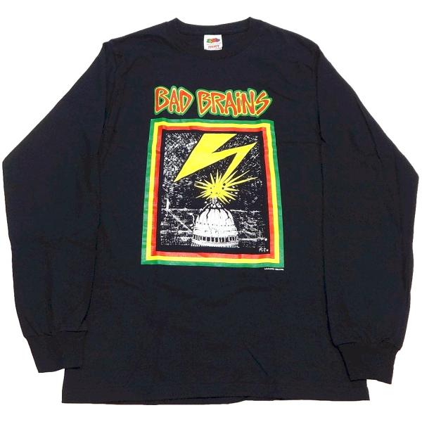 BAD BRAINS ROCK BAND LS TEE(バッドブレインズロックバンド長袖Ｔシャツ)