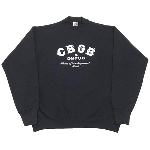 CBGB PRINT CREW SWEAT(CBGBプリントクルートレーナー)