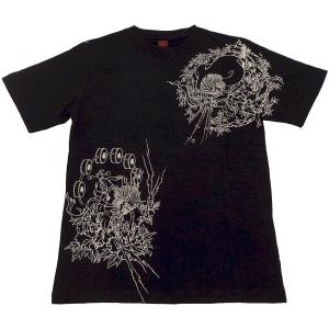 CROPPED HEADS 風雷神柄 半袖Tシャツ｜america-casual