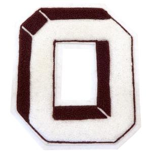 COLLEGE LETTER PATCH O(カレッジレターワッペン) (サイズ：ビック)｜america-casual