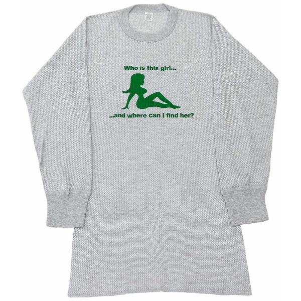 JE MORGAN WHO IS THIS LS TEE(ジェイモーガンフーイズジス長袖Ｔシャツ)