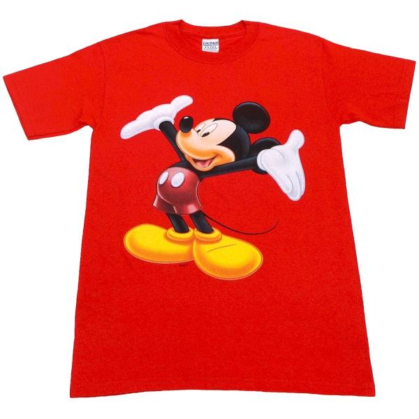 MICKEY MOUSE SS PRINT TEE ASHRD(ミッキーマウスプリント半袖Ｔシャツ)