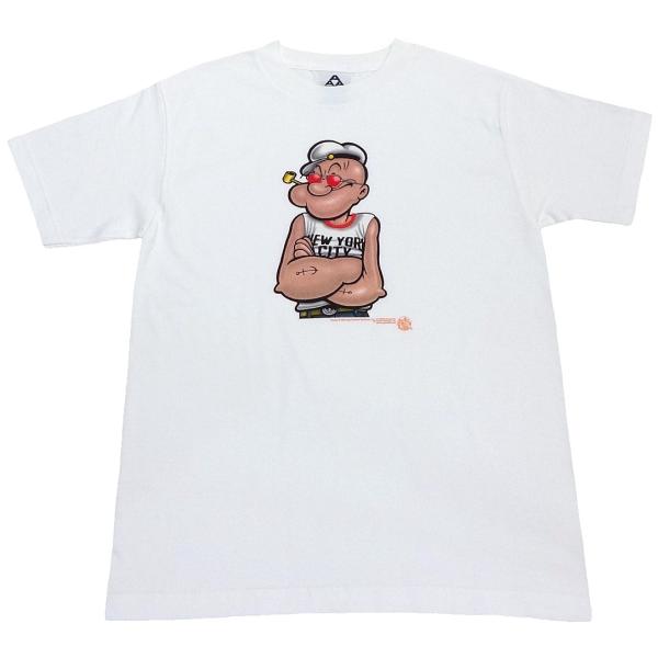 POPEYE SS PRINT TEE WH(ポパイプリント半袖Ｔシャツ)