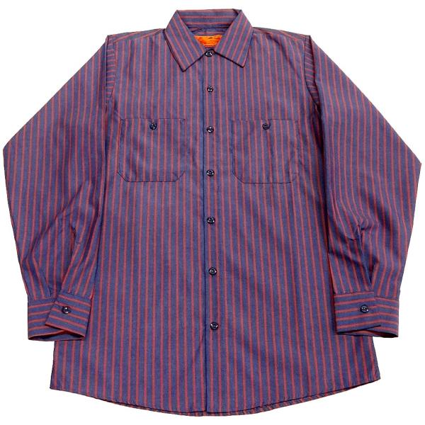 RED KAP STRIPE LS WORK SHIRTS RN(レッドキャップストライプ長袖ワーク...