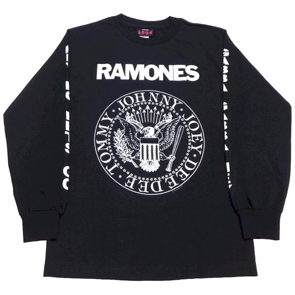RAMONES ROCK BAND LS TEE(ラモーンズロックバンド長袖Ｔシャツ)