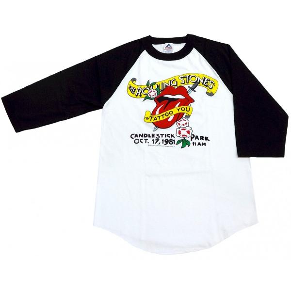 ROLLING STONES TATTOO 3/4 SLEEVE TEE(ローリングストーンズタツー...