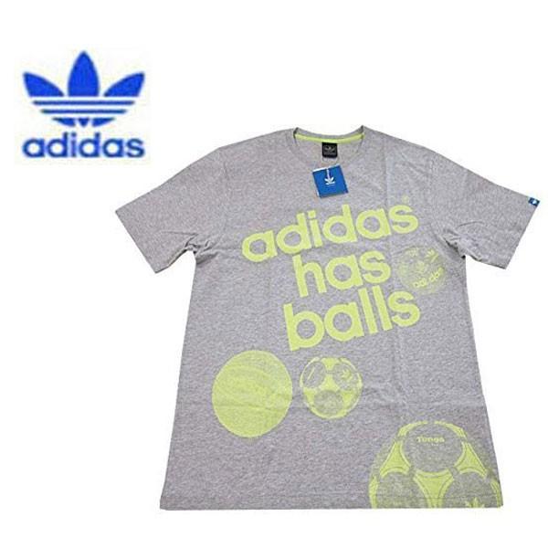 adidas 半袖Tシャツ カットソー Originals Has Balls tee グレー (1...