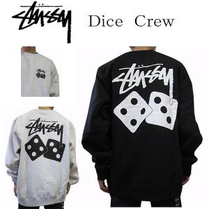 ステューシー STUSSY トレーナー メンズ クルー スウェット プルオーバー Dice   (13時までの注文は当日発送 土日祝日は除く)｜america-direct