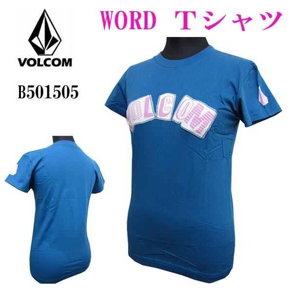 VOLCOM GIRLS (ボルコムガールズ) レディース半袖カットソー Tシャツ WORD VIN...