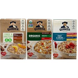 Qauker クエーカー インスタント オートミール ３種類