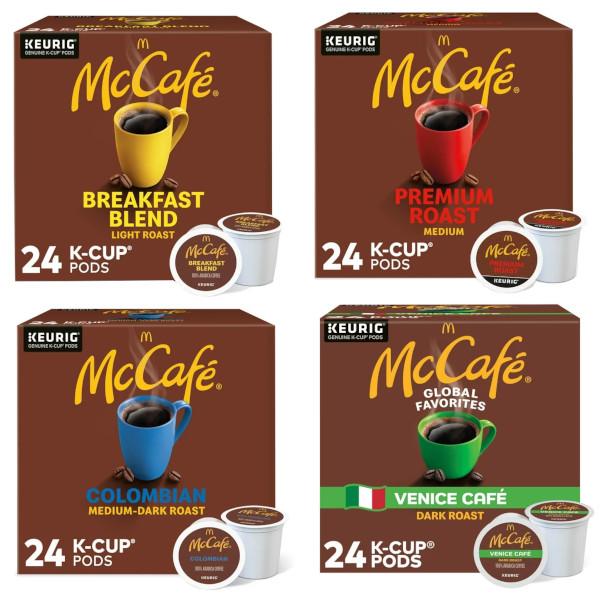 マックコーヒーKカップ4種類！McCafe マックカフェ Keurig 選べる4種類