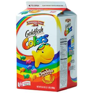 Goldfish ゴールドフィッシュ クラッカー (カラーズ) ビッグサイズ ペパーリッジファーム社