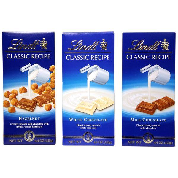 Lindt リンツ クラシックレシピ 板チョコレート 3個セット