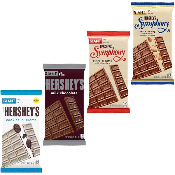 Hershey&apos;s ハーシーズ ジャイアント チョコレートバー 4種類セット