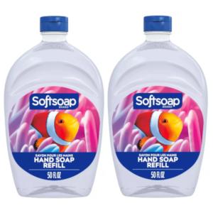 値下げ中Softsoap ハンドソープ 221ml3個&詰め替えセット 特大リフィルで長く使える！Softsoapソフトソープ （ポンプ入りソープ