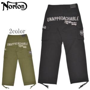 ノートン Norton 服 アパレル 242N1805 ストレッチ ミリタリー カーゴパンツ ワークパンツ バイク バイカー ゴルフ メンズ｜americanbass