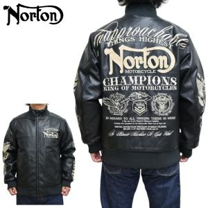 Norton ジャンパー 未使用 ノートン（NORTON） 服 アパレル 243N1704 フェイクレザーシングル