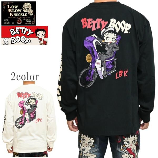 ローブローナックル ベティブープ 595859 長袖Ｔシャツ 全開バリバリ！ヤン車ベティ ロンT L...