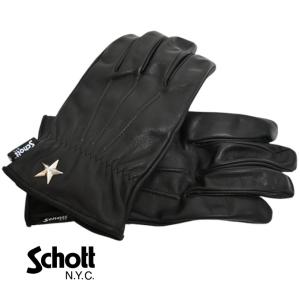 Schott N.Y.C（ショット） Schott 手袋 メンズ WINTER ZIP GLOVE