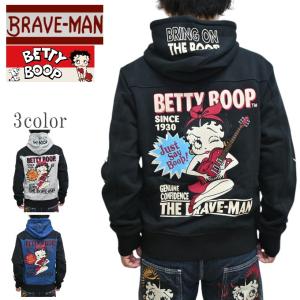BETTY BOOP（ベティ ブープ） ブレイブマン BBB-2405 裏毛 ジップ