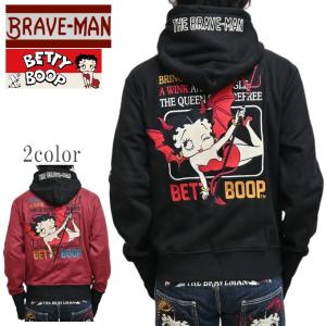 BETTY BOOP（ベティ ブープ） ブレイブマン BBB-2405 裏毛 ジップ