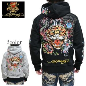 Ed Hardy 裏毛フルZIPパーカー エド ハーディー : takafuku1915 - 通販