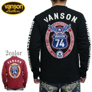 VANSON バンソン NVLT-2309 天竺 長袖Tシャツ ロンT VANSON バンソン NVLT-2309 天竺 長袖Tシャツ ロンT