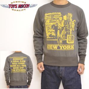 トイズマッコイ TOYS McCOY TMC2265 スウェット シャツ タクシードライバー SWEAT SHIRT NY76  NEW YORK トレーナー メンズ｜americanbass