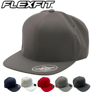 キャップ 帽子 メンズ フレックスフィット /flexfit YUPOONG DELTA FLAT VISOR CAP (別注品)｜americanclothing