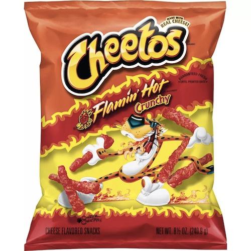 Cheetos Flamin Hot Crunchy チートス フレーミンホット クランチー 8.5...